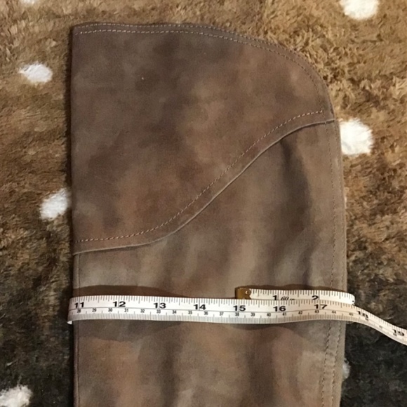 NEW Lucky Brand Tall Suede Taupe 8M - Picture 14 of 16